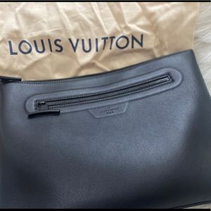 New Louis Vuitton Pochette Cosmos Dark Infinity Leather with dust bag